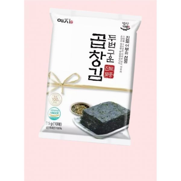 김 진도 명품 두번구운 곱창돌김 10봉(총 100장) 4702772
