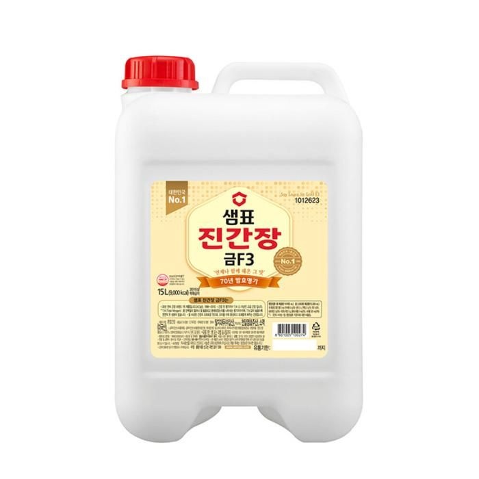 [가공식품센터(무)]샘표 진간장금F-3 15L