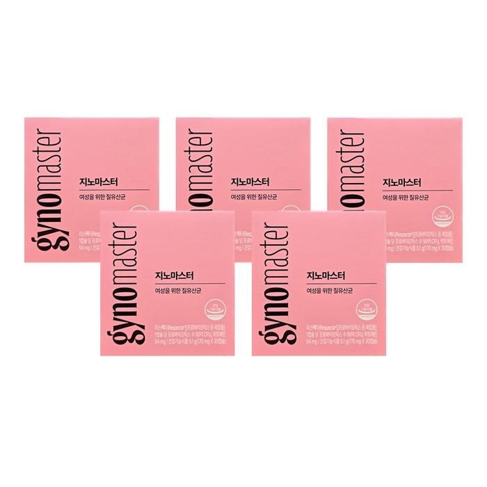 마스터바이옴 지노 마스터 질유산균 170mg x 30캡슐 5박스 HIS