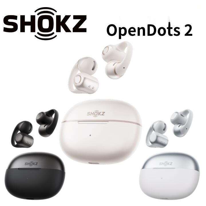 SHOKZ [해외] SHOKZ 오픈닷츠2 이어커프형 무선 이어폰 블루투스