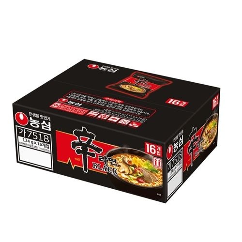 [온누리상품] 농심 신라면 블랙 134g x 16개입(box)