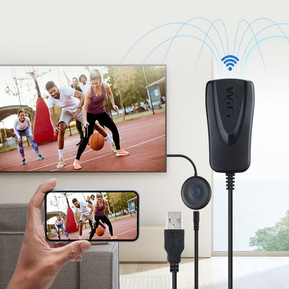 [오늘출발] 4K 미라캐스트 HDMI 무선 듀얼 동글이 2.4G 5G 미러링 스마트폰 태블릿 TV연결 노트북 핸드폰 안드로이드