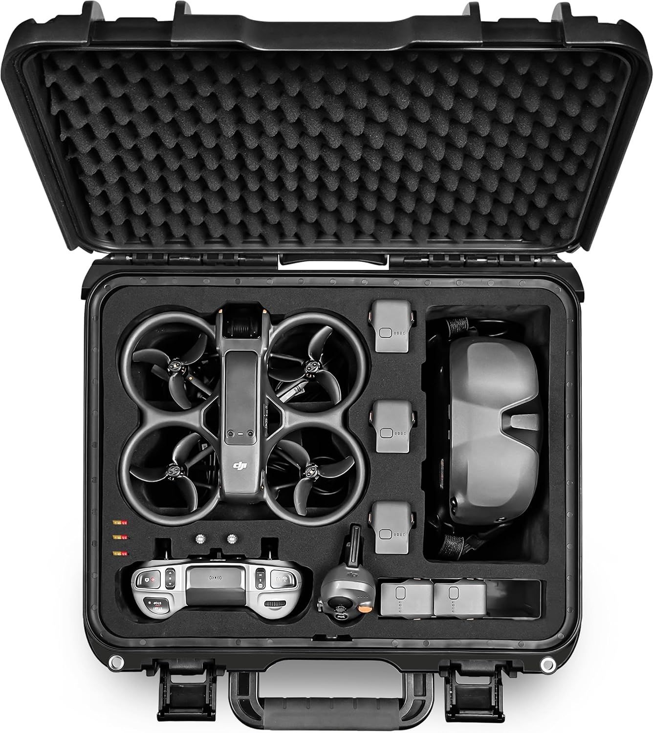 DJI Avata 2 드론용 레쿠피 방수 하드 캐리어 케이스, 플라이 모어 콤보, 고글 N3 / 3 인테그라, RC 모션 2, FPV 리모컨 및