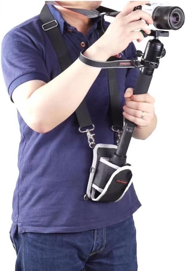 니카마 MTB1 카메라 모노포드 숄더 넥 슬링 스트랩/유니포드 삼각대 벨트 허리 가방, 짐벌 스태빌라이저 DJI 로닌-S,