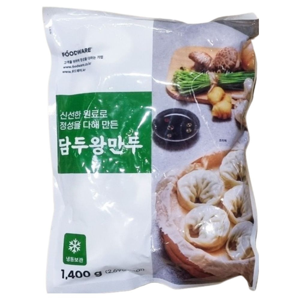 [푸드웨어]담두 정성 고기왕만두 1.4kg (국산 돼지고기 사용)