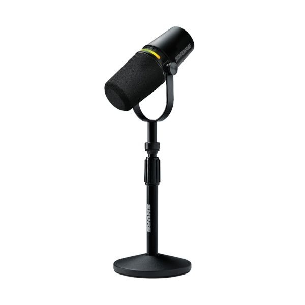 UnKnown SHURE 마이크 슈어 팟캐스트 XLR USB-C 하이브리드 듀얼 키트 MV7+ Podcast Kit 스탠드 포함 삼아 블랙 4089740