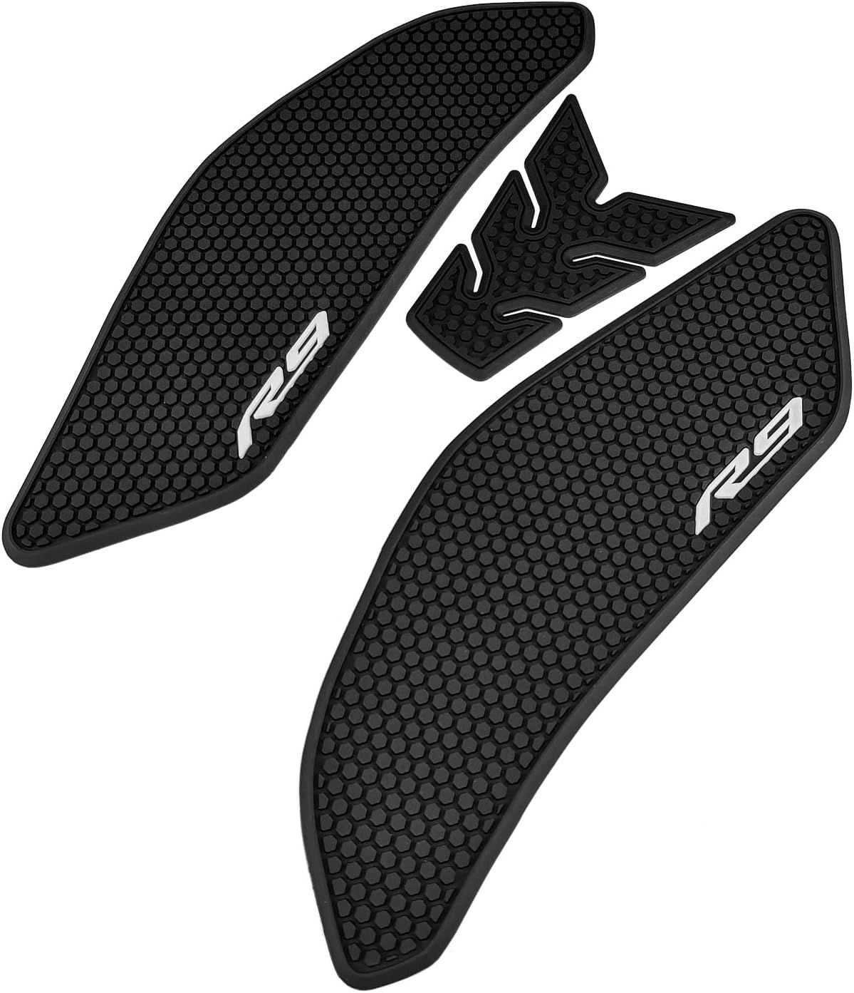 야마하 YZF-R9 2025용 Yemanren-KK - 연료 탱크 패드 YZF R9 고무 미끄럼 방지 견인 스티커 데칼 액세서리 세트