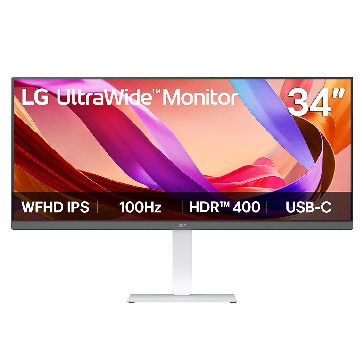 울트라와이드 34인치 FHD IPS 화이트 모니터 100Hz USB-C 내장 스피커 - 34U530A-W 1071119