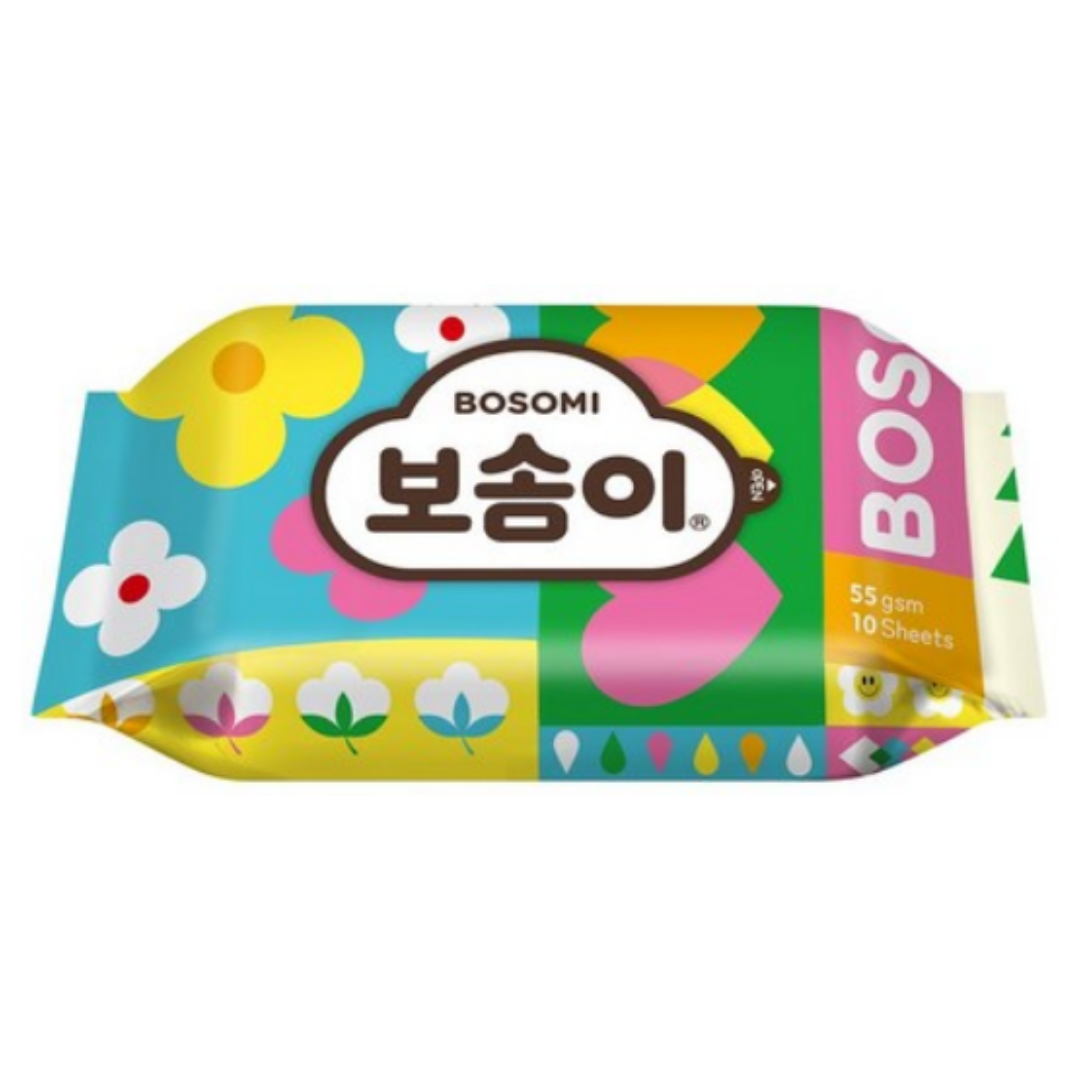 깨끗한나라 보솜이 펀앤플레이 라이트 물티슈 리필형 10매 30팩