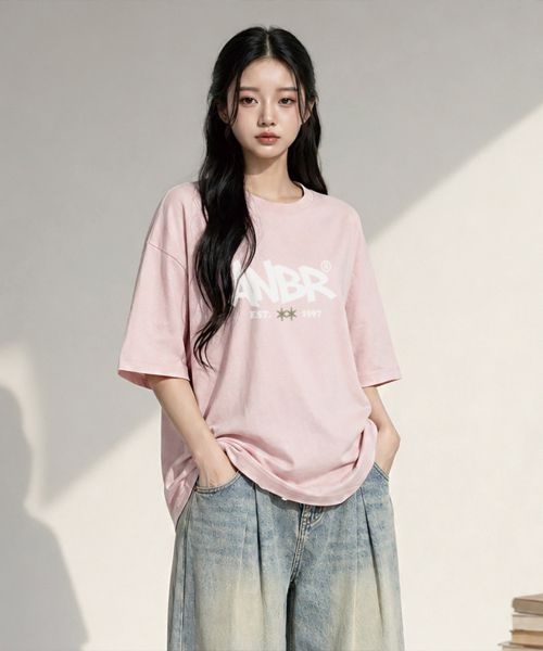 어뉴브로스 포인트스타 오버핏 반팔티셔츠 10 Color [ANSE_9603] 반소매 티셔츠 5005047794