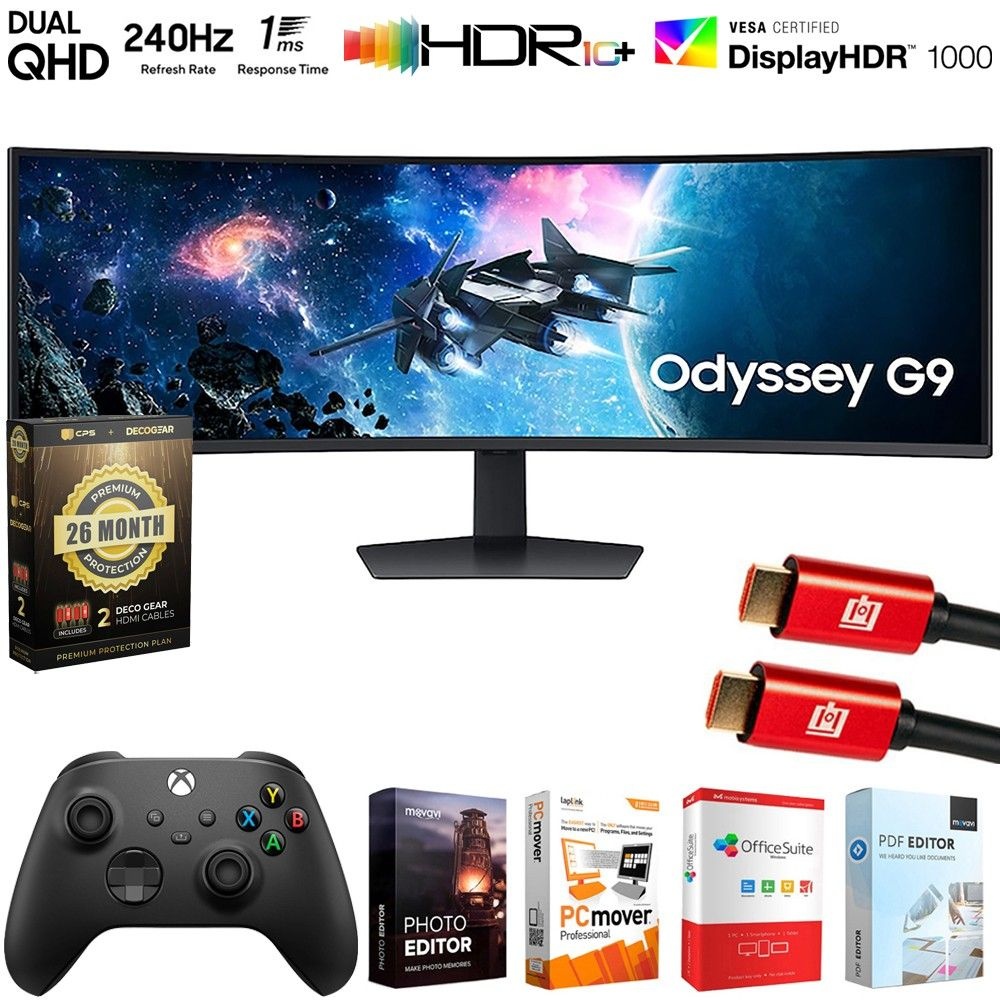 Samsung 삼성 49인치 오디세이 G9 G95C 곡선 모니터 + 컨트롤러 + 26개월 보호 923086