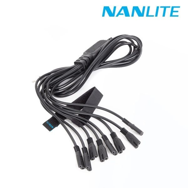 NANLITE 난라이트 18 DC Power Cable 파보튜브 8 in 1 케이블 PavoTube 호환 가능 4089959