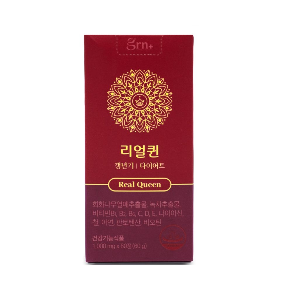 GRN 리얼퀸 갱년기 다이어트 1000mg 60정 x 5박스