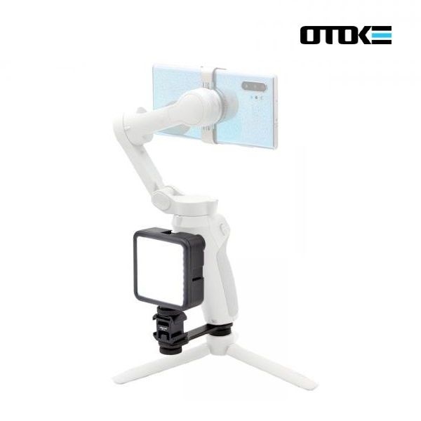 오토케 DJI 오즈모 모바일4 OM4 장 원라이트 미니조명 세트 개인장비 스마트폰 짐벌 브라켓 패키지 4090321