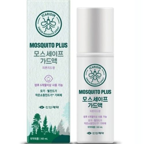 신신제약 모스세이프 가드액 이카리딘 해충기피용품, 60ml, 3개