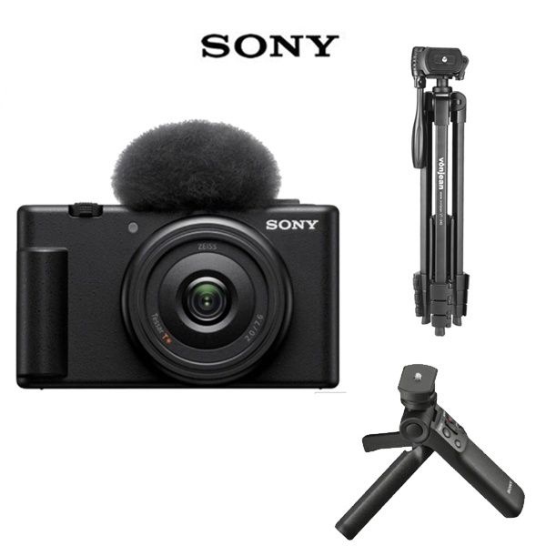 Sony ZV-1F 패키지 256GB + 슈팅그립 GP-VPT2BT 가방 삼각대 크리닝킷 보호필름 4092400