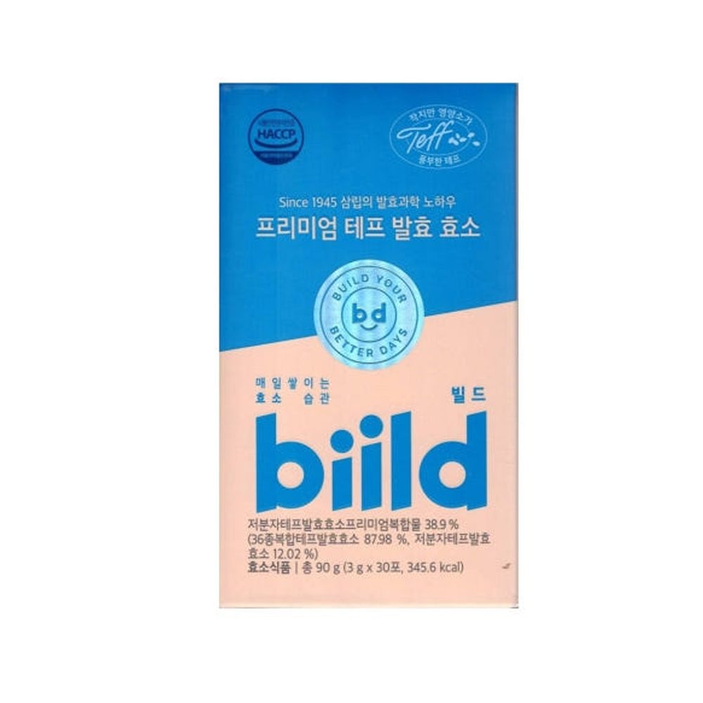 빌드 biild 빌드 프리미엄 테프 발효 효소 30포 x 6개