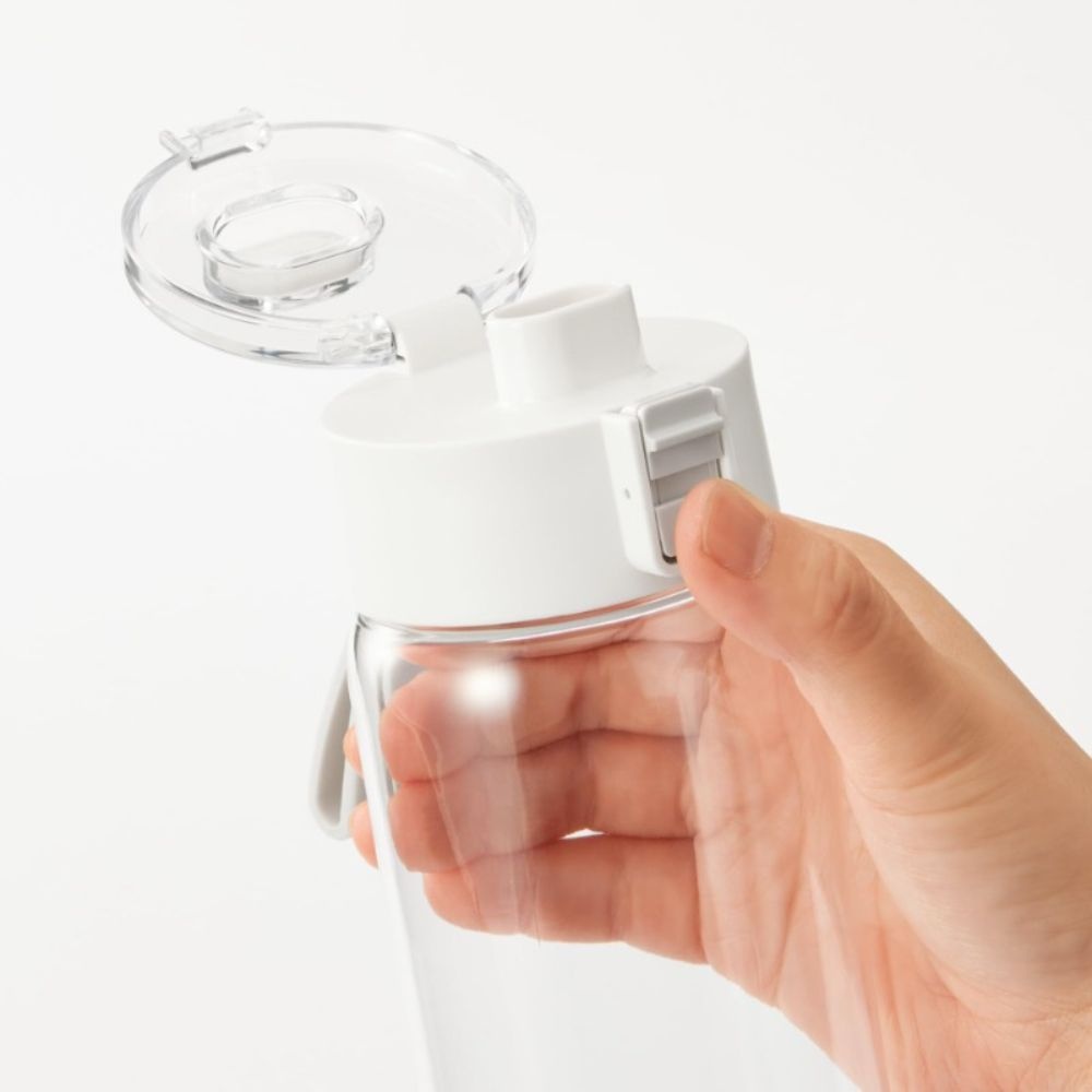 무인양품 MUJI 투명 클리어 텀블러 물병 머그 보틀 550ml