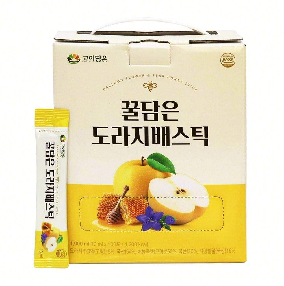 배도라지즙 도라지스틱 배즙 기침약 도라지진액
