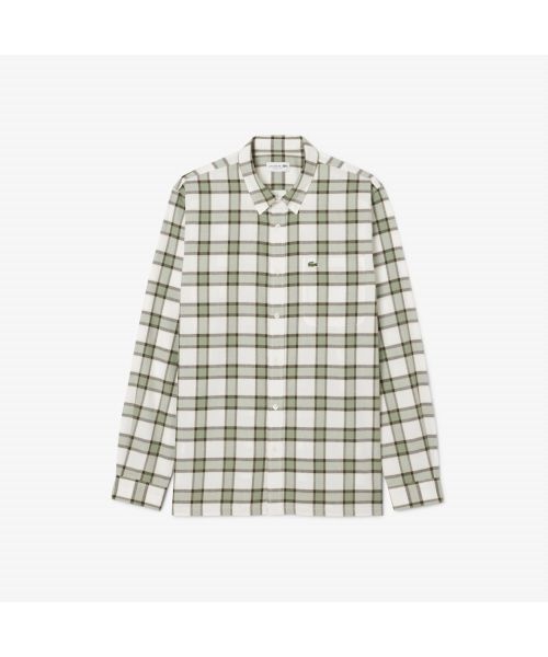 라코스테 LACOSTE 남성 플란넬 빅체크 셔츠 CH8534-55N 6CI