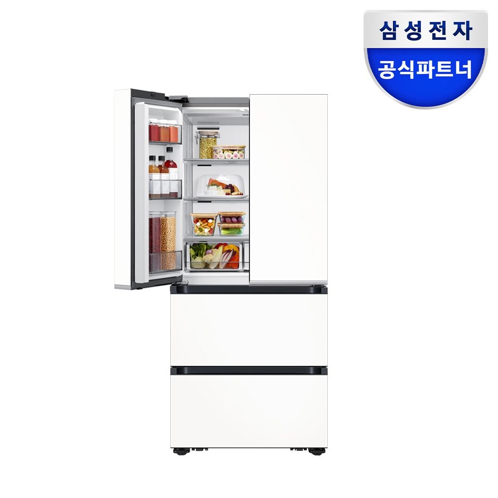 삼성전자 삼성 비스포크 AI 김치냉장고 25년형 4도어 RK70F49M2ZD 에센셜 화이트