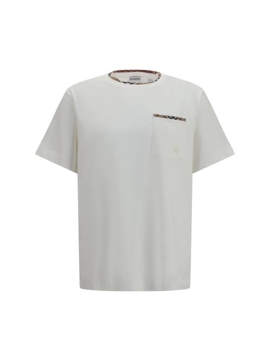 [해외] 버버리 26FW 버버리 반팔 티셔츠 8127629 B7078 WHITE