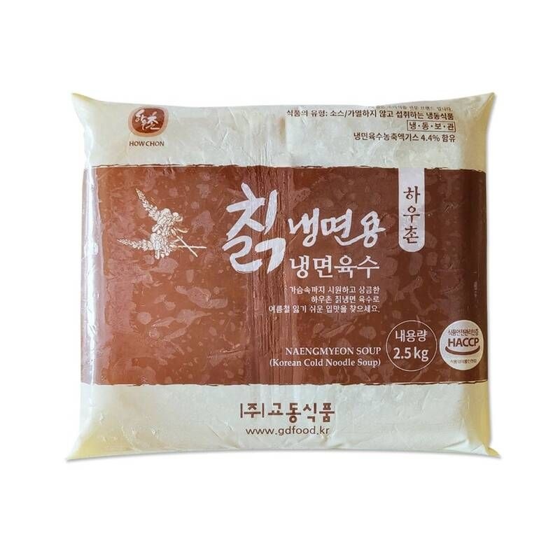 하우촌 하우촌 칡냉면용 냉면육수 2.5kg(물냉면 묵사발 냉국) 579902