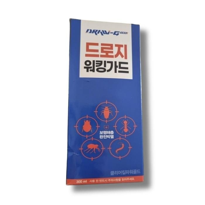 드로지 워킹가드 바퀴벌레 개미 빈대 벼룩 좀벌레 보행해충 전문가용 살충제 300ml
