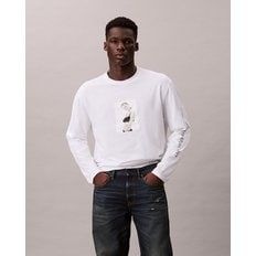 Calvin Klein Jeans Calvin Klein Jeans 남성 케이트 캡슐 클래식 긴팔 티셔츠(40408MF) 1000771543466