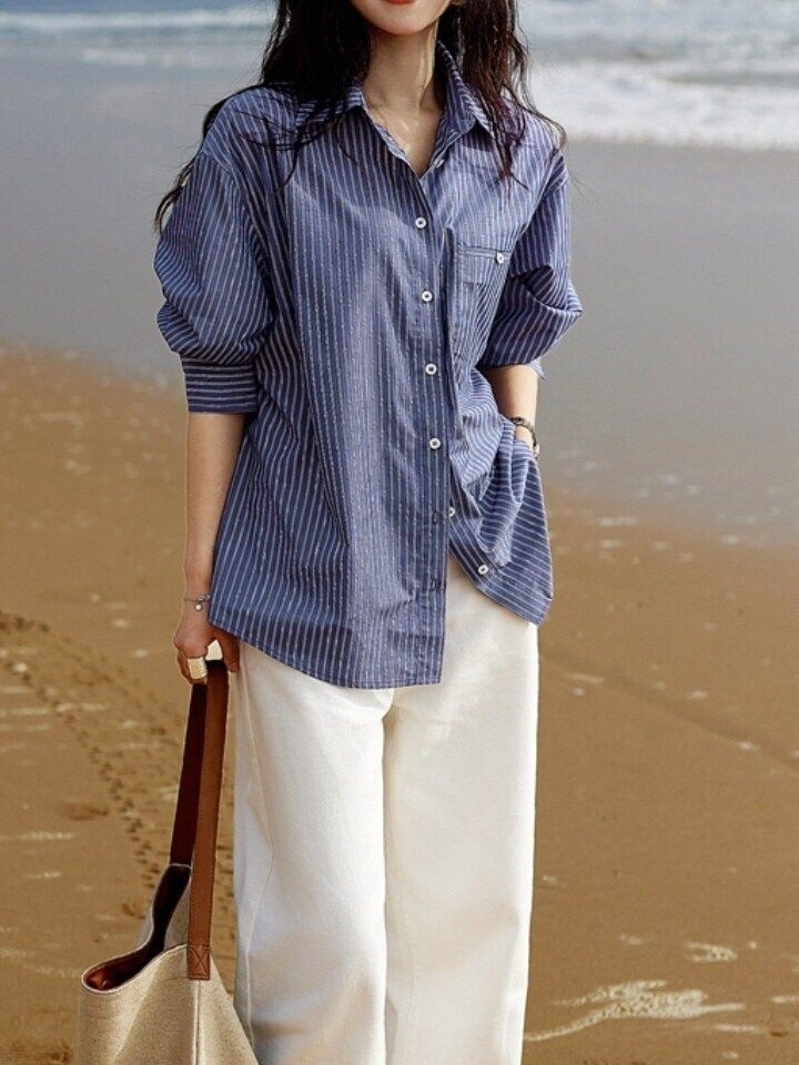 쿨즈 SS 스트라이프 셔츠