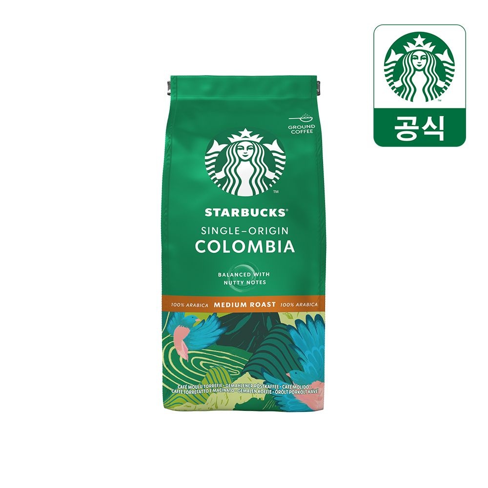 네슬레 스타벅스 싱글 오리진 콜롬비아 분쇄원두 200g