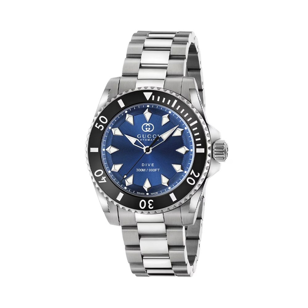 구찌 YA136362 다이브 남성 메탈 오토매틱 40mm