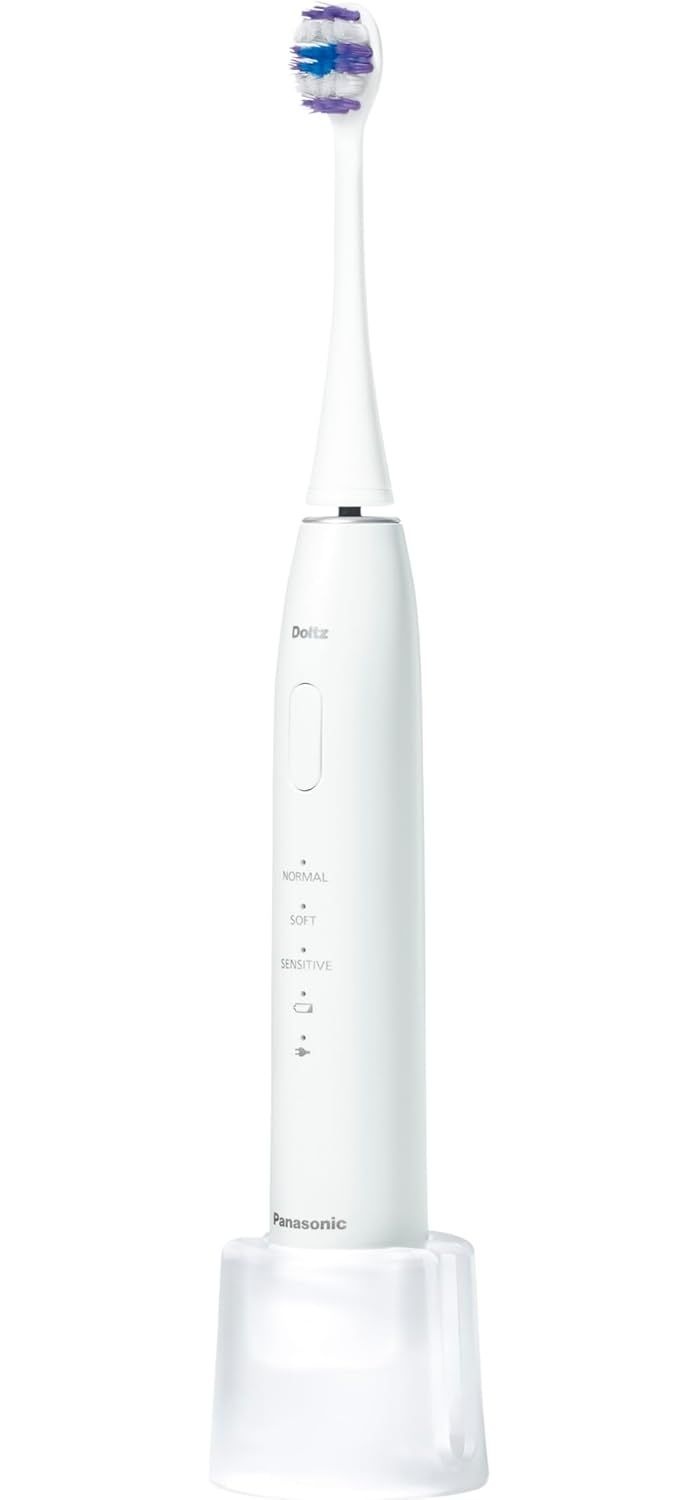 [해외] 파나소닉 Panasonic 전동 칫솔 음파 진동 EW-DA18-W 화이트