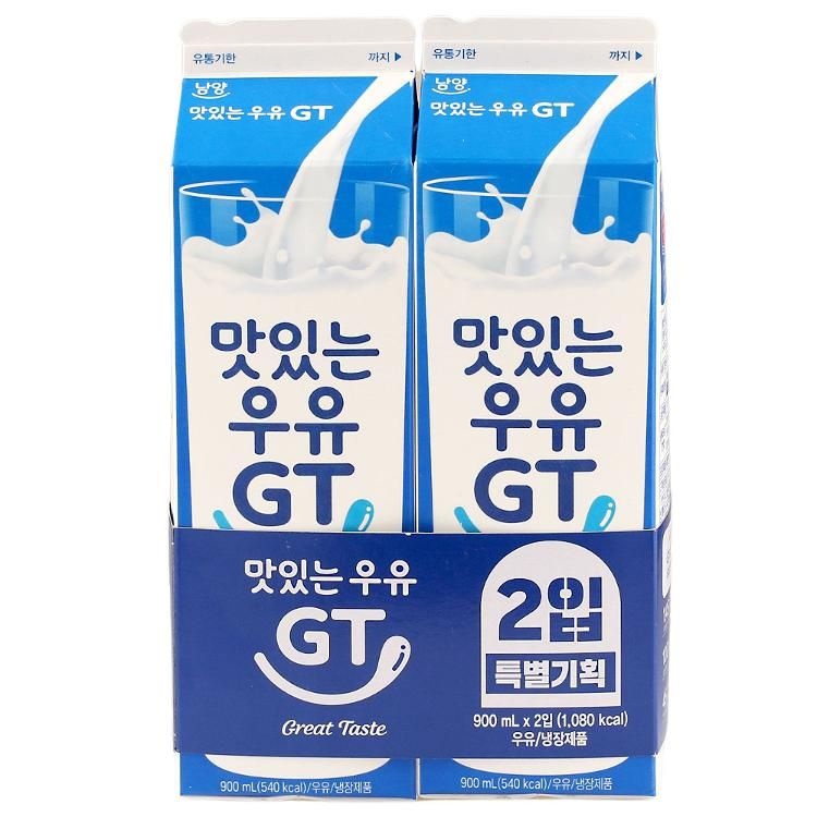 맛있는우유GT 900MLx2입/남양