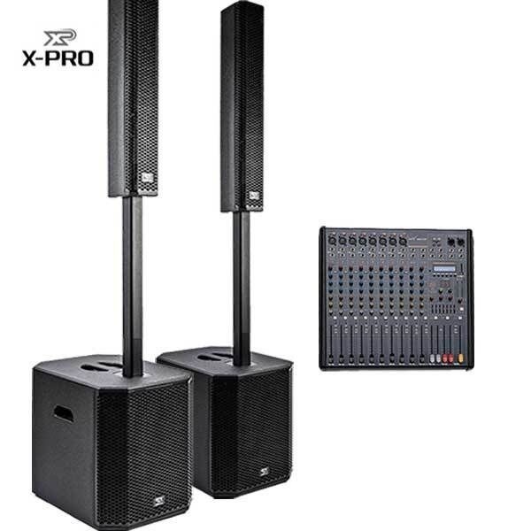 X-PRO XT-PRO패키지 XT-PRO12.1 WMX1210F컬럼어레이2세트3600W12채널믹서 4095935