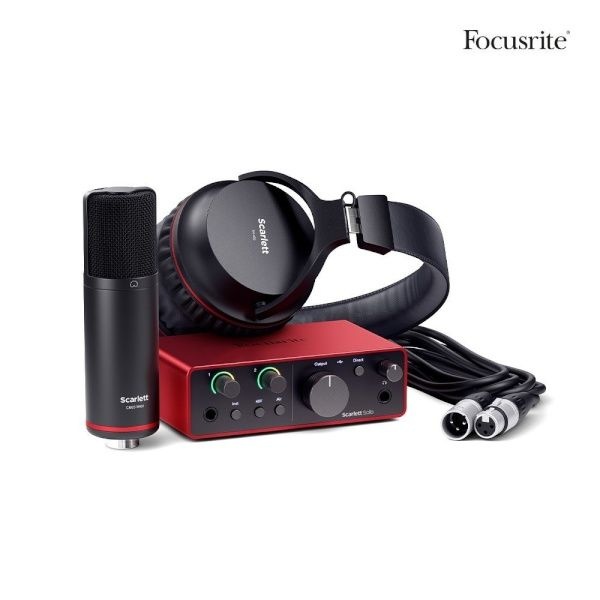 Focusrite 포커스라이트 스칼렛 오디오 인터페이스 Scarlett Solo Studio 4세대 4093507