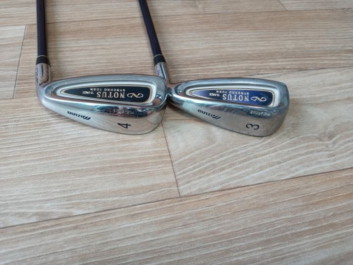 [중고] 미즈노 골프 Mizuno NOTUS 노투스 롱번3번4번아이언 2개일괄판매 그라파이트R