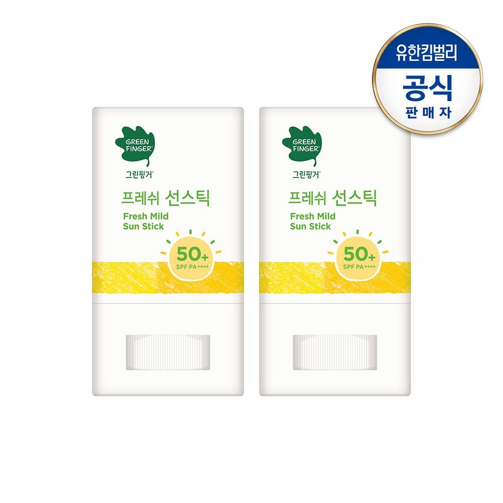 그린핑거 프레쉬 선스틱15gX2