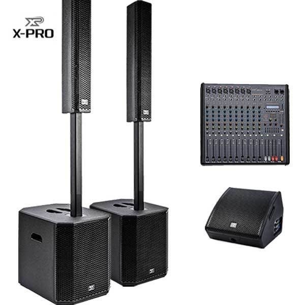 X-PRO XT-PRO패키지 XT-PRO12.1 XM-PRO120M WMX1210F컬럼어레이2세트3600W모니터스피커1개700W12채널믹서 4095757