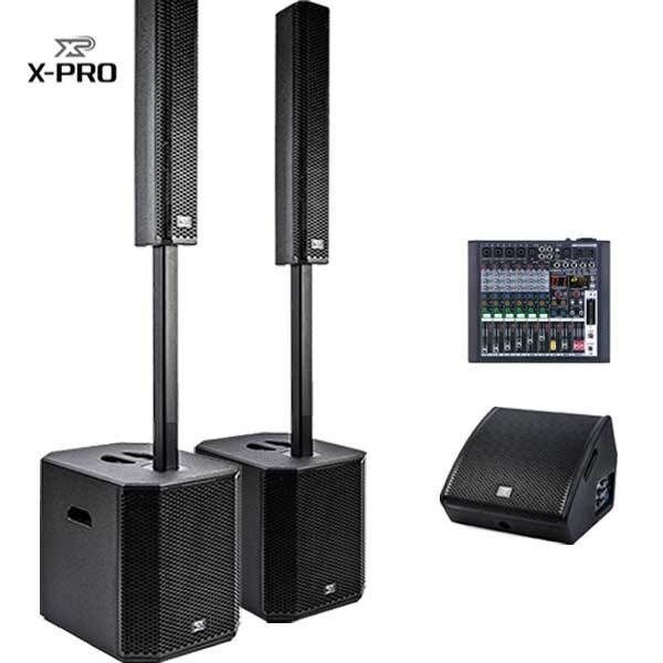 X-PRO XT-PRO패키지 XT-PRO12.1 XM-PRO120M BKG80컬럼어레이2세트3600W모니터스피커1개700W8채널믹서 4095755