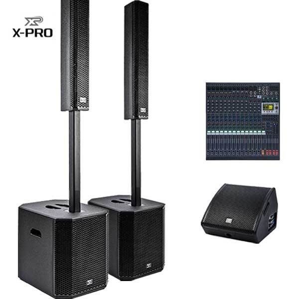 X-PRO XT-PRO패키지 XT-PRO12.1 XM-PRO120M BKG160컬럼어레이2세트3600W모니터스피커1개700W16채널믹서 4095753