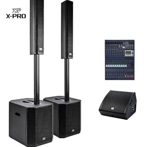 X-PRO XT-PRO패키지 XT-PRO12.1 XM-PRO120M BKG120컬럼어레이2세트3600W모니터스피커1개700W12채널믹서 4095751