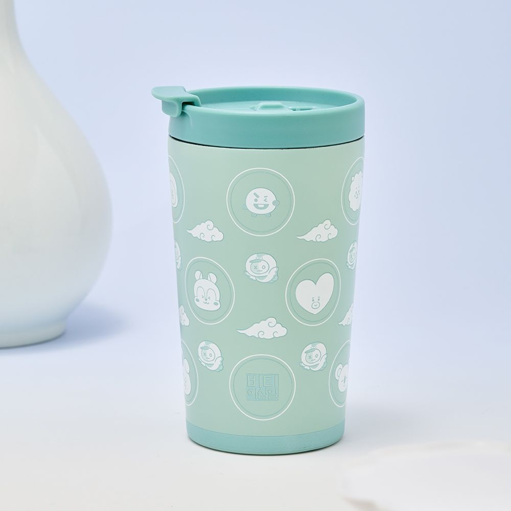라인프렌즈 BT21 K-항아리 플립 캡 텀블러 (420ml)