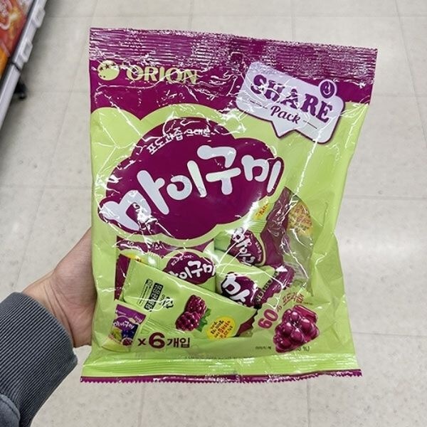 오리온 마이구미 포도 259g