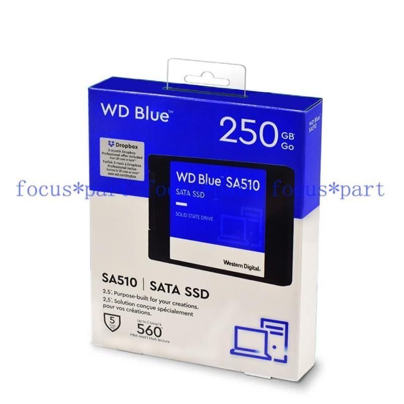 웨스턴 디지털 WD 블루 2.5 in SSD 솔리드 스테이트 드라이브[세금포함] [정품] 250GB SA510 Internal Solid State SATA for PC 35068