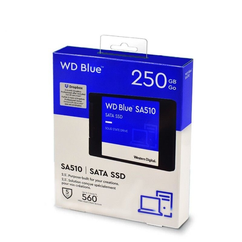 WD 블루 SSD 솔리드 스테이트 드라이브[세금포함] [정품] 2.5 250GB 500GB SATA III HD for PC Free ship lot 3505901 186158799018