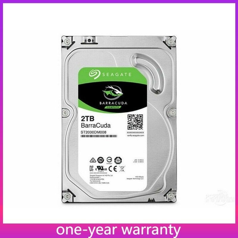 Seagate ST2000DM008 Barracuda 2TB 256 MB Cache SATA 3.5 PC 하드디스크 [세금포함] [정품] Drive New 컴퓨터 노트북 데스크탑 3502137