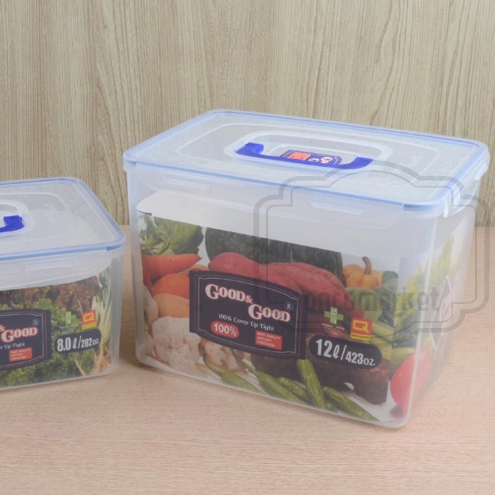돈코 밀폐용기 12L 김치통 보관 투명 발효 수박