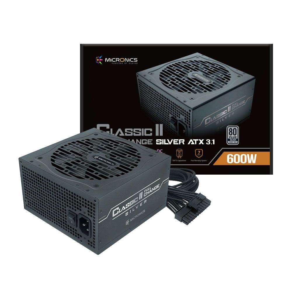 [오늘출발] 마이크로닉스 Classic II 풀체인지 600W 80PLUS실버 ATX3.1