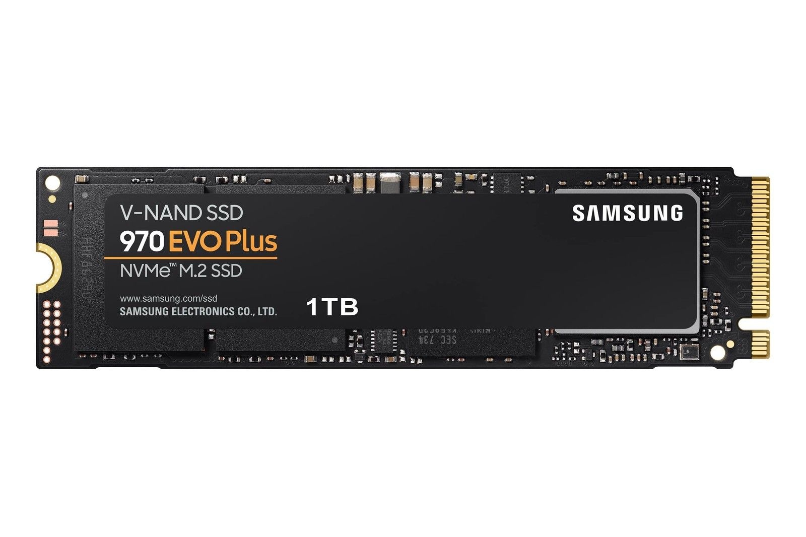 Samsung 삼성 SAMSUNG [세금포함] [정품] NEW 970 EVO 플러스 SSD 솔리드 스테이트 드라이브[세금포함] 1TB NVMe Internal MZ-V7S1T0B/AM MZV